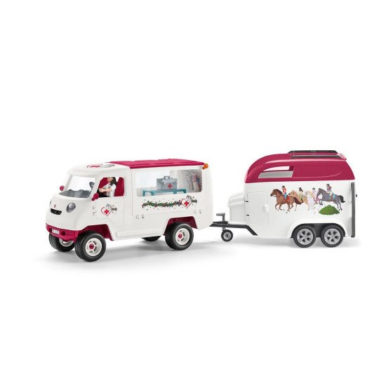 schleich Mobile Vet with Hanoverian Foal