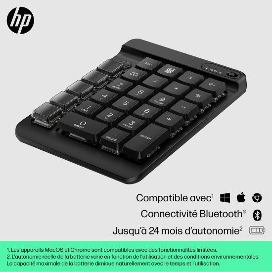 HP Pavé numérique sans fil programmable 430