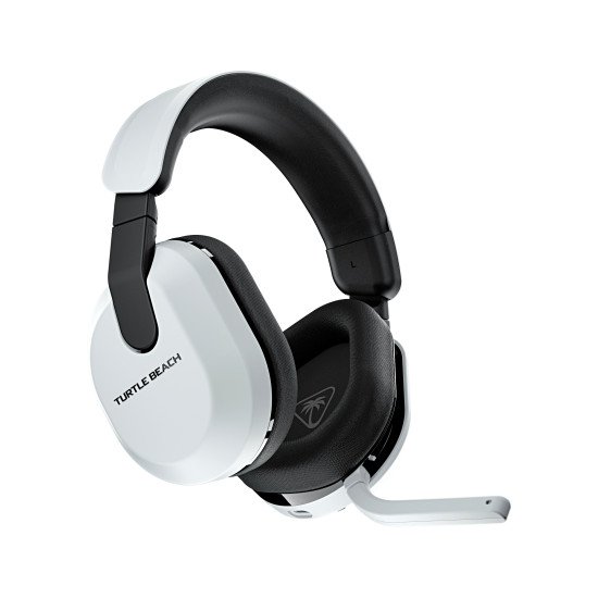 Turtle Beach Casque gaming amplifié multiplateforme sans fil Stealth 600 pour PS5, PS4, PC, Nintendo Switch et mobile - Bluetooth, 80 heures de batterie, microphone antibruit désactivable par basculement et écouteurs de 50 mm - Blanc