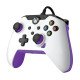 PDP 049-012-WPR accessoire de jeux vidéo Violet, Blanc USB Manette de jeu Analogique/Numérique PC, Xbox, Xbox One X, Xbox Series S, Xbox Series X