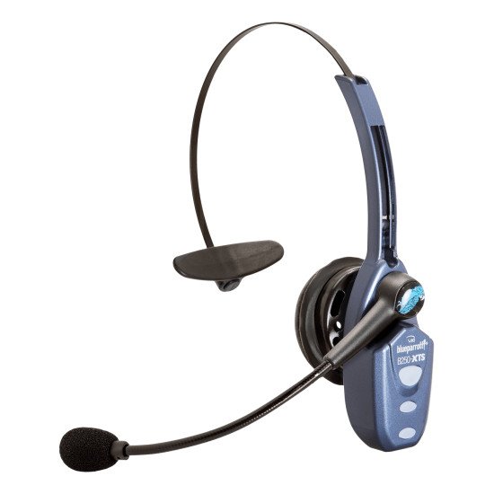 BlueParrott 204426 écouteur/casque Sans fil Arceau Car/Home office Bluetooth Noir, Bleu