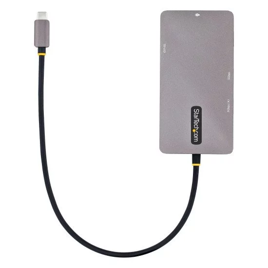 StarTech.com Adaptateur Multiport USB C - Mini Station d'Accueil USB-C  Vidéo HDMI 4K - Gigabit Ethernet, Hub USB 3.0 (1x USB-A 1x USB-C) -  Adaptateur Multiport USB Type-C - Compatible Thunderbolt 3