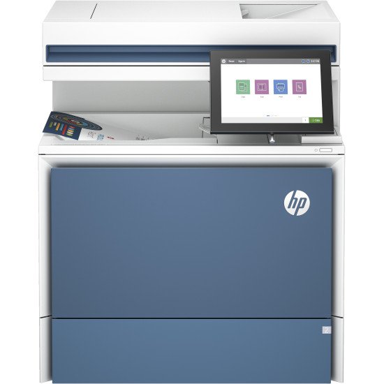 HP LaserJet Imprimante multifonction Color Enterprise 5800dn, Impression, copie, numérisation, télécopie (en option), Chargeur automatique de documents; Bacs haute capacité en option; Écran tactile; Cartouche TerraJet