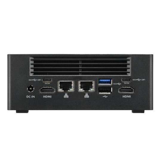 Shuttle Nano PC NA10H7, AMD Ryzen™ 7-8845HS APU, Radeon 780M , 2xHDMI, 2xUSB 4.0 (DP), 2x2.5Gbit LAN, VESA, 24/7