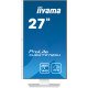 iiyama ProLite XUB2797QSU-W2 écran PC 68,6 cm (27") 2560 x 1440 pixels Quad HD LED Blanc