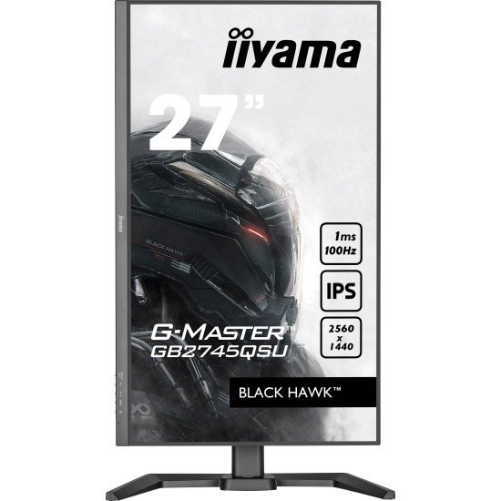 iiyama G-MASTER GB2745QSU-B2 écran PC 68,6 cm (27") 2560 x 1440 pixels Wide Quad HD LED Noir