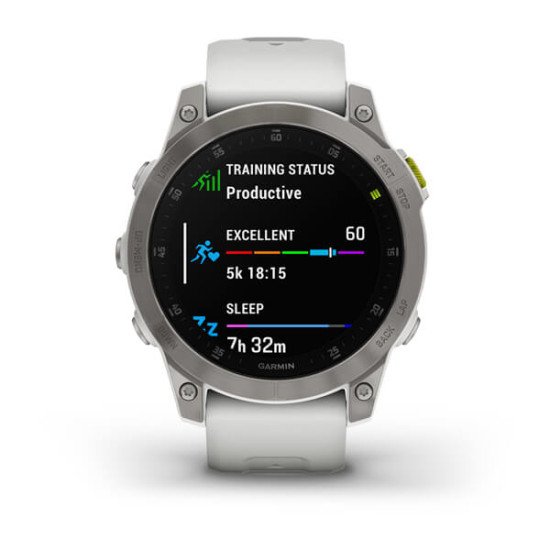 Garmin epix Gen 2 3,3 cm (1.3") AMOLED 45 mm Blanc GPS (satellite)