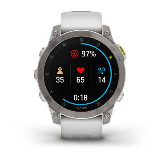 Garmin epix Gen 2 3,3 cm (1.3") AMOLED 45 mm Blanc GPS (satellite)