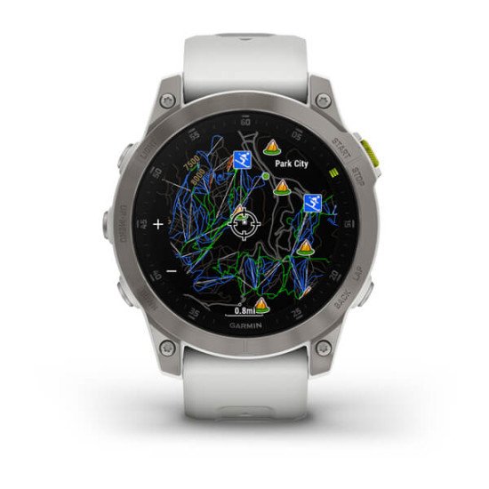 Garmin epix Gen 2 3,3 cm (1.3") AMOLED 45 mm Blanc GPS (satellite)