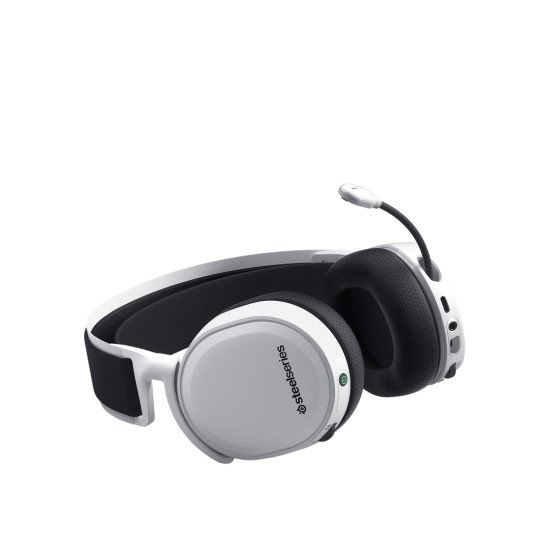 Steelseries Arctis 7+ Casque Avec fil &sans fil Arceau Jouer USB Type-C Bluetooth Noir, Blanc