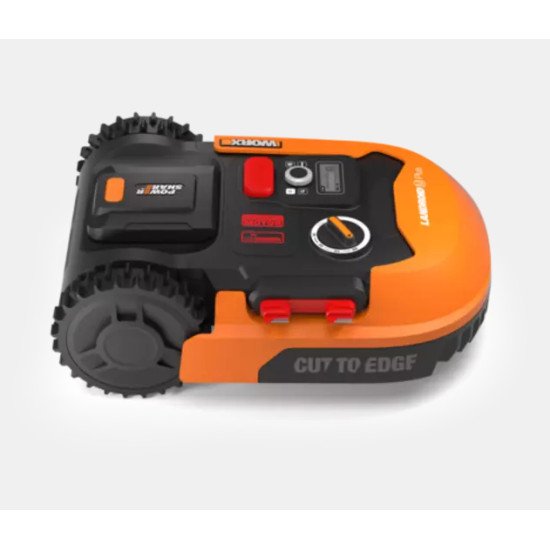 WORX WR165E tondeuse à gazon Tondeuse à gazon robot Batterie Noir, Orange