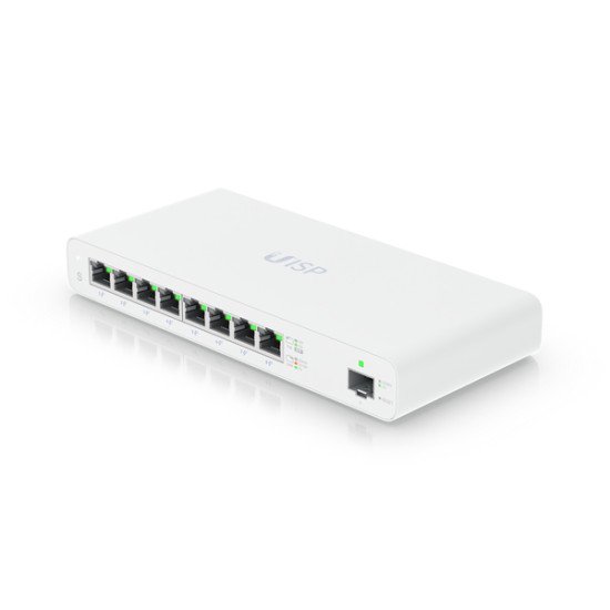 Ubiquiti Networks UISP Géré L2 Gigabit Ethernet (10/100/1000) Connexion Ethernet, supportant l'alimentation via ce port (PoE) Blanc