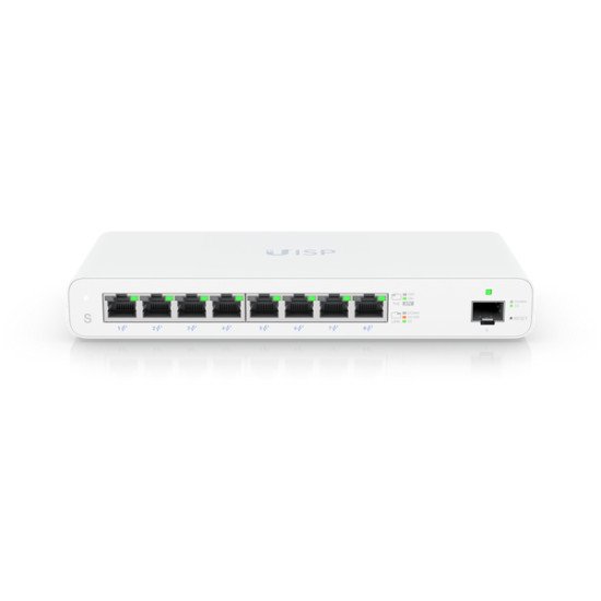 Ubiquiti Networks UISP Géré L2 Gigabit Ethernet (10/100/1000) Connexion Ethernet, supportant l'alimentation via ce port (PoE) Blanc