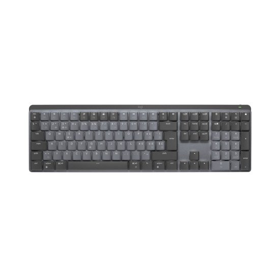 Logitech MX Mechanical clavier RF sans fil + Bluetooth QWERTZ Suisse Graphite, Gris