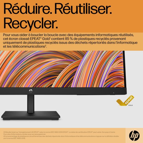 HP V27i G5 écran PC 68,6 cm (27") 1920 x 1080 pixels Full HD Noir