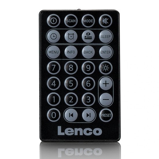 Lenco PDR-051BKSI Radio portable Analogique et numérique Noir