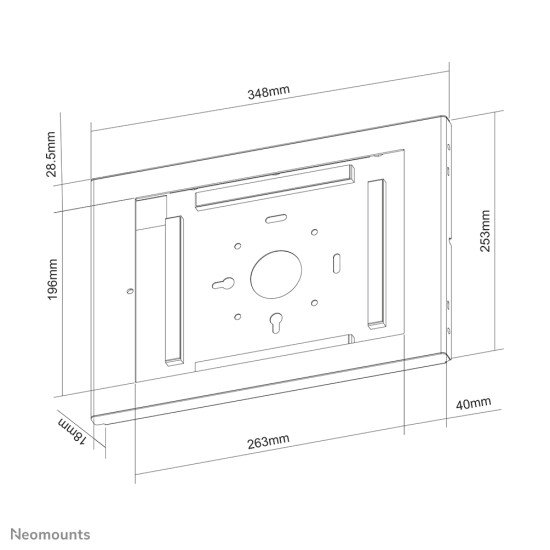 Neomounts support mural pour tablettes