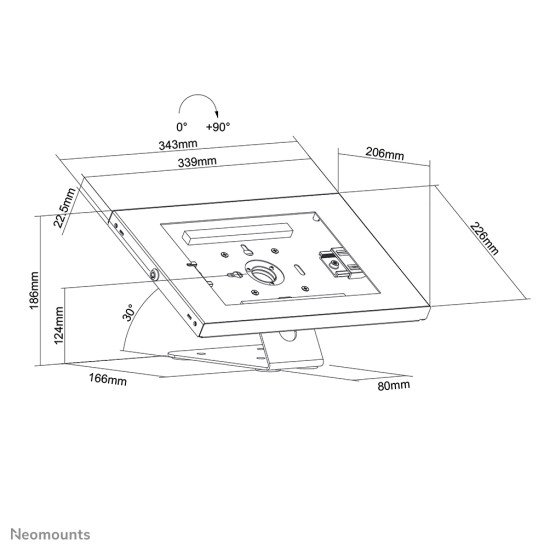 Neomounts by Newstar support de table/mural pour tablettes