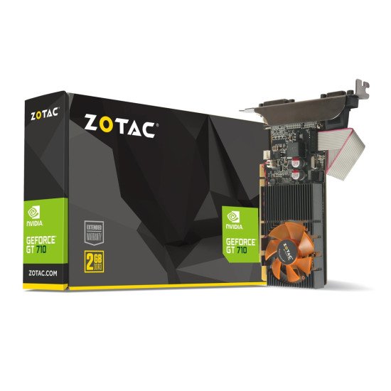 Zotac GeForce GT 710 NVIDIA 2 Go GDDR3