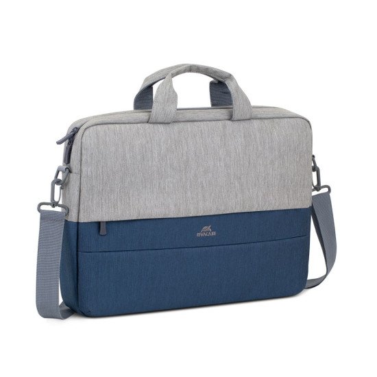 Rivacase 7532 sacoche d'ordinateurs portables 39,6 cm (15.6") Malette Bleu, Gris