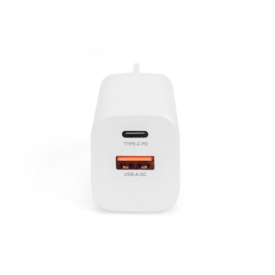 Digitus Chargeur USB, 1 x USB A / 1 x USB-C, 30W