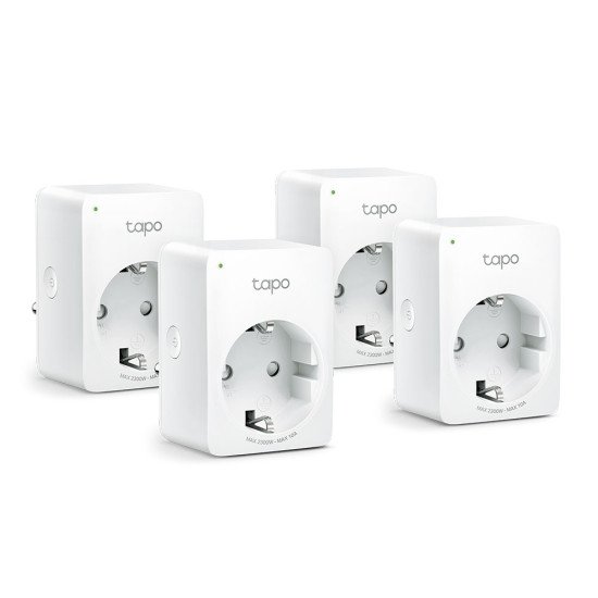 TP-Link Tapo P100 (4-pack) Prise intelligente 2300 W Blanc