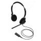 V7 Micro-casque filaire binaural QD pour centre d'appels