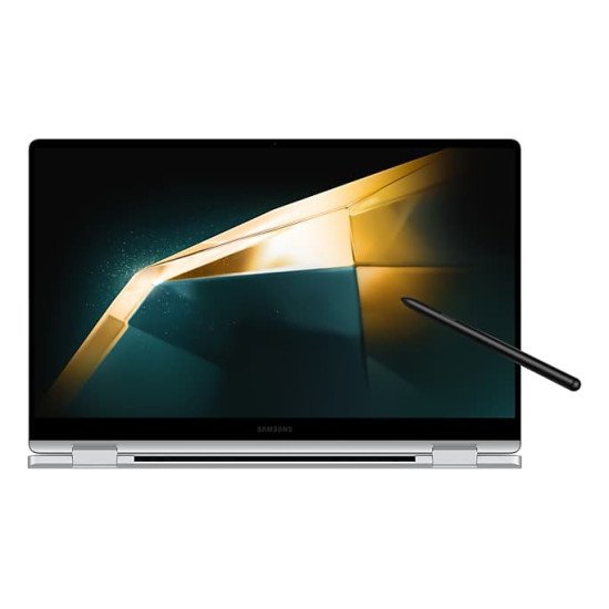 Samsung Galaxy Book4 360 NP750QGK-KS1BE laptop Hybride (2-en-1) 39,6 cm (15.6") Écran tactile Full HD Intel Core 7 150U 16 Go LPDDR5x-SDRAM 512 Go SSD Wi-Fi 6E (802.11ax) Windows 11 Home Argent