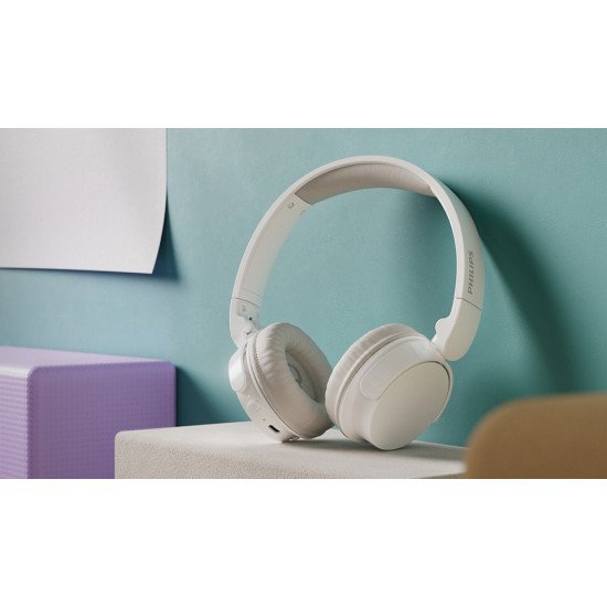 Philips TAH3209WT/00 écouteur/casque Sans fil Arceau Appels/Musique Bluetooth Blanc