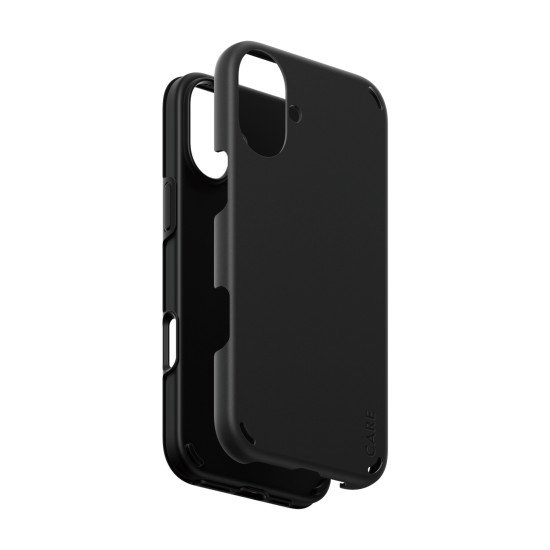 PanzerGlass CARE by PG Double Def BLK iPhone16 6.7 coque de protection pour téléphones portables Housse Transparent