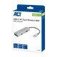 ACT AC7013 station d'accueil Avec fil USB 3.2 Gen 1 (3.1 Gen 1) Type-C Noir, Gris