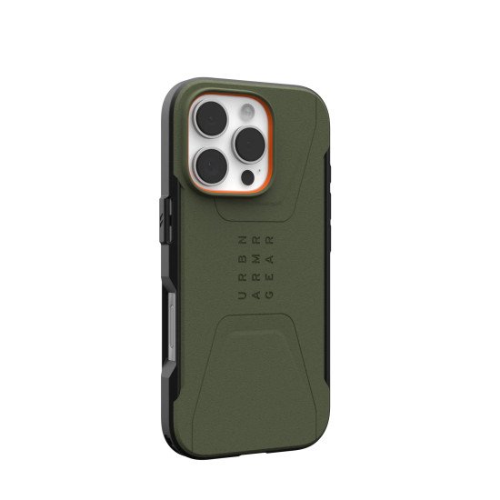 Urban Armor Gear Civilian coque de protection pour téléphones portables 16 cm (6.3") Housse Olive