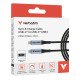 Verbatim 31849 câble USB USB4 Gen 2x2 1,2 m USB C Noir