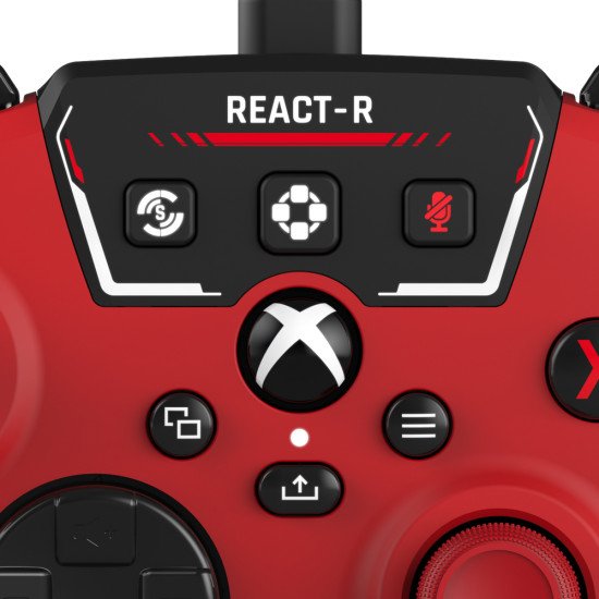 Turtle Beach React-R Rouge USB Manette de jeu Analogique/Numérique PC, Xbox One, Xbox Series S, Xbox Series X