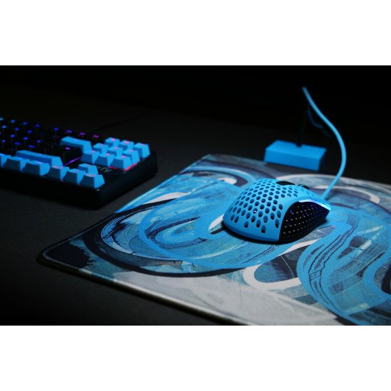 CHERRY XTRFY GP4 Tapis de souris de jeu Noir, Bleu, Gris