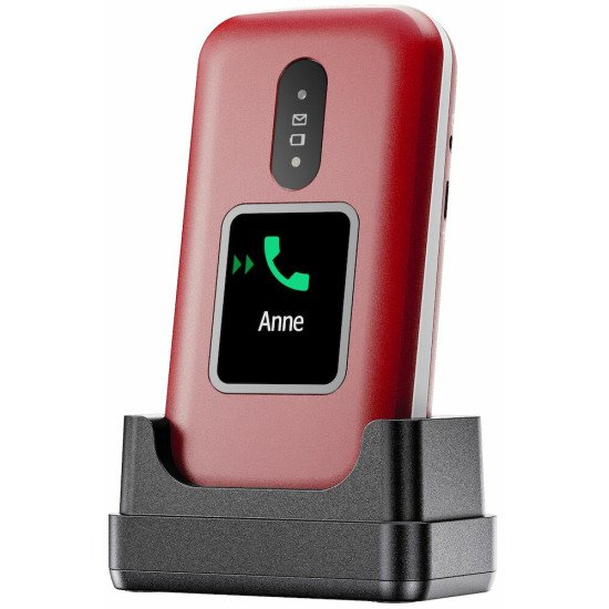 Doro 2880 124,1 g Rouge, Blanc Téléphone numérique