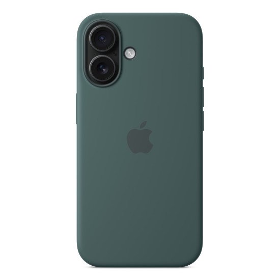 Apple Coque en silicone avec MagSafe pour iPhone 16 - Vert lacustre