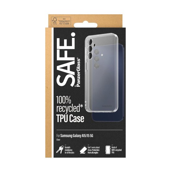 PanzerGlass SAFE95679 coque de protection pour téléphones portables Housse Transparent