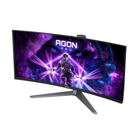 AOC AGON PRO AG346UCD écran PC 86,4 cm (34") 3440 x 1440 pixels Wide Quad HD QDOLED Noir, Gris