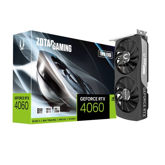 Zotac GAMING GeForce RTX 4060 Twin Edge NVIDIA 8 Go GDDR6