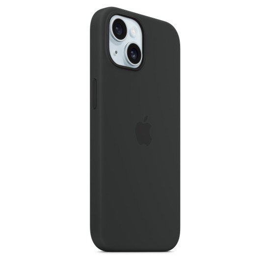 Apple Coque en silicone avec MagSafe pour iPhone 15 - Noir