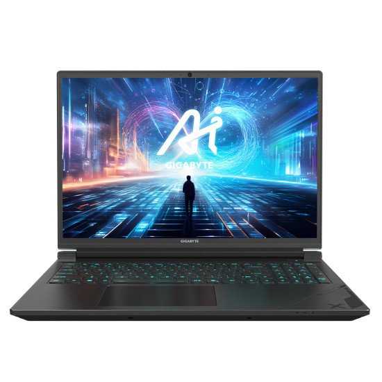 GIGABYTE Gaming 9KG-43DE854SH Intel® Core™ i7 i7-13650HX Ordinateur portable 40,6 cm (16") WUXGA 16 Go DDR5-SDRAM 1 To SSD NVIDIA GeForce RTX 4060 Wi-Fi 6E (802.11ax) Windows 11 Home Gris