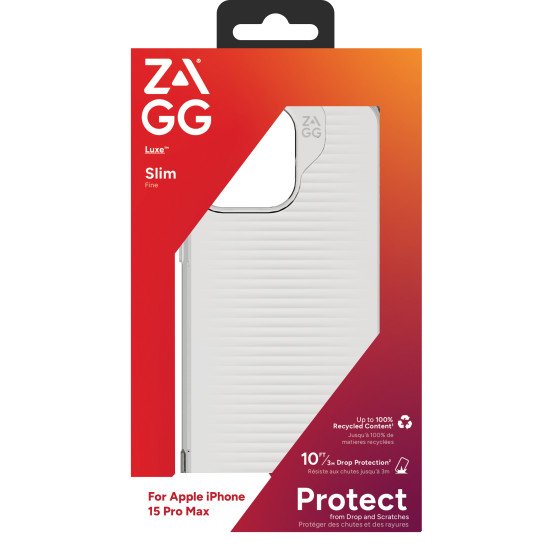 ZAGG Luxe coque de protection pour téléphones portables 17 cm (6.7") Housse Transparent