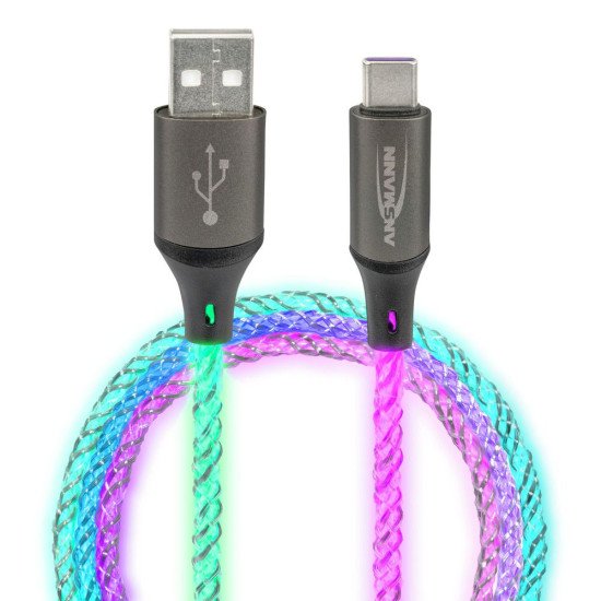 Ansmann 1700-0158 câble USB 1 m USB A USB C Multicolore