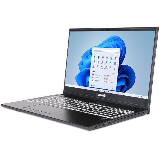 TERRA FR1220791 laptop Intel® Core™ i5 i5-1235U Ordinateur portable 39,6 cm (15.6") Full HD 8 Go DDR4-SDRAM 500 Go SSD Wi-Fi 6 (802.11ax) Windows 11 Home Noir