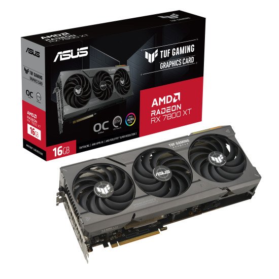 ASUS TUF Gaming TUF-RX7800XT-O16G-GAMING AMD Radeon RX 7800 XT 16 Go GDDR6