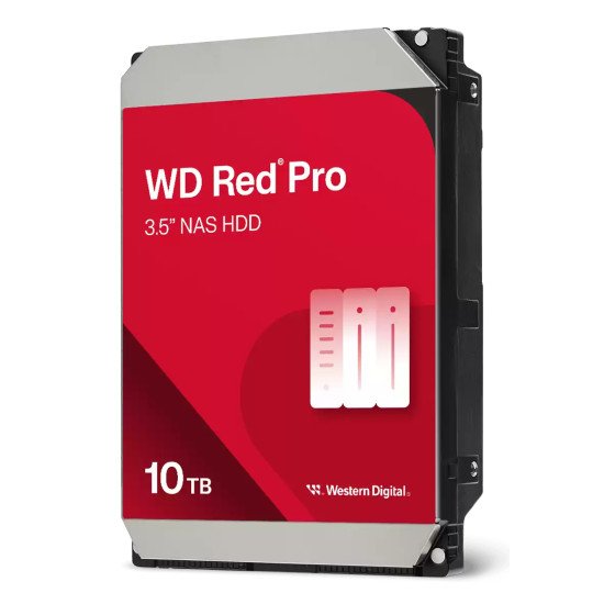 Western Digital Red Pro WD103KFBX disque dur 10 To 7200 tr/min 512 Mo 3.5" Série ATA III