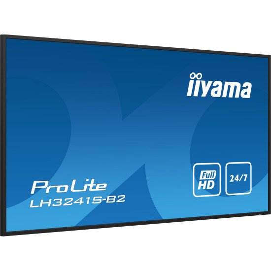 iiyama LH3241S-B2 affichage de messages En forme de kiosk 80 cm (31.5") LED 350 cd/m² Full HD Noir 24/7