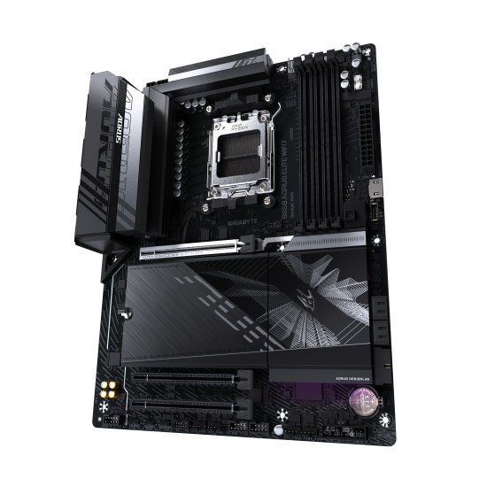 GIGABYTE B850 AORUS ELITE WIFI7 Carte Mère - AMD Ryzen 9000 Series CPUs, VRM numérique 14+2+2 phases, jusqu'à 8200MHz DDR5 (OC), 1xPCIe 5.0 + 2xPCIe 4.0 M.2, LAN 2,5, WIFI 7, USB 3.2 Gen 2x2