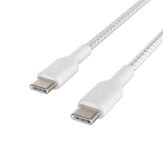 Belkin BoostCharge câble USB 2 m USB C Blanc